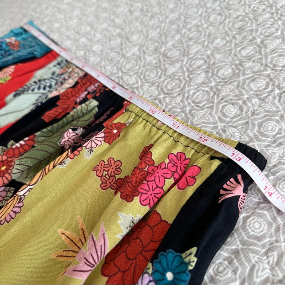 Vintage Sterling Styles Boho Patchwork Rayon Flor… - image 6